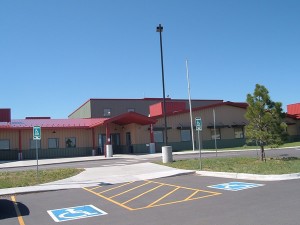 metal school building