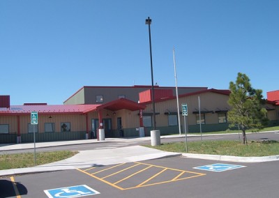 metal school building