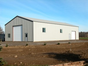 equipment storage building