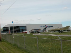 steel building built for aircraft museum